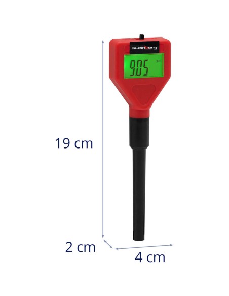 Rūgšties matuoklio matuoklio pH testeris su LCD zondu 0-14 pH