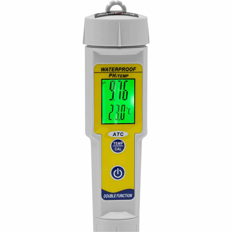 Rūgščių matuoklis pH matuoklis su LCD termometru 0-14 pH 0-50 C