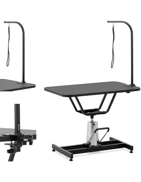 Reguliuojamas kirpimo stalas šunims kirpti 60 kg 905 x 605 mm 1 pavadėlis Reguliuojamas kirpimo stalas šunims kirpti 60 kg 905 x 605 mm 1 pavadėlis