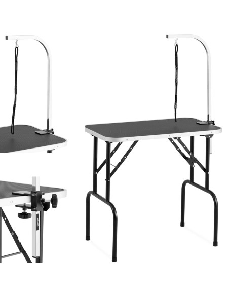 Nešiojamas sulankstomas kirpimo stalas šunų kirpimui 60 kg 805 x 460 mm 1 pavadėlis Nešiojamas sulankstomas kirpimo stalas šunų kirpimui 60 kg 805 x 460 mm 1 pavadėlis
