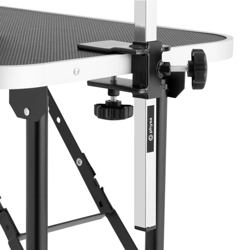 Nešiojamas sulankstomas kirpimo stalas šunų kirpimui 60 kg 805 x 460 mm 1 pavadėlis