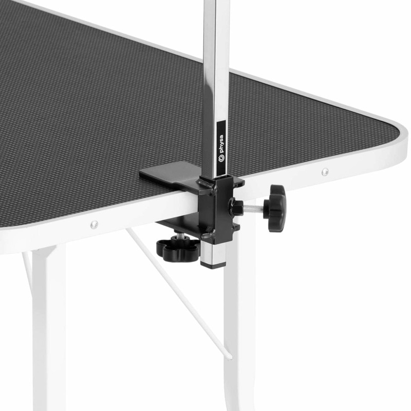 Nešiojamas sulankstomas šunų priežiūros stalas 60 kg 910 x 610 mm 1 pavadėlis - baltas