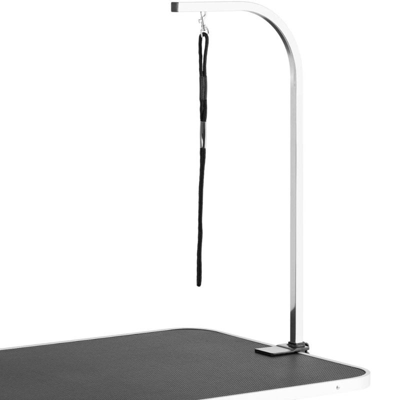 Nešiojamas sulankstomas šunų priežiūros stalas 60 kg 910 x 610 mm 1 pavadėlis - baltas