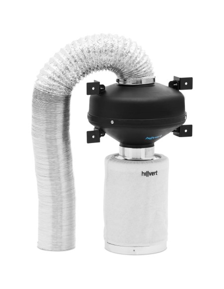 Ventiliacijos komplektas ventiliatoriaus anglies filtras 30 cm vėdinimo vamzdžio sk. 100mm 10m Ventiliacijos komplektas ventiliatoriaus anglies filtras 30 cm vėdinimo vamzdžio sk. 100mm 10m