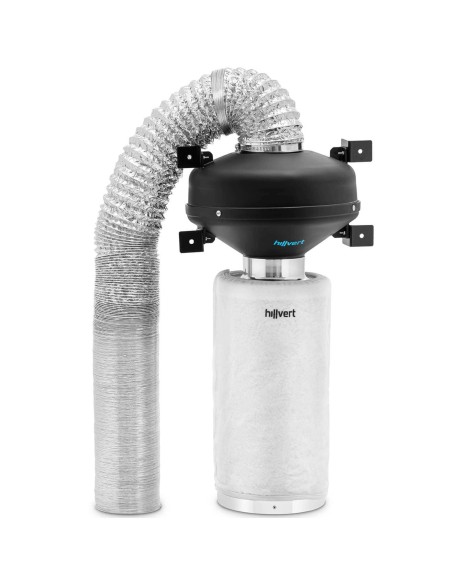 Ventiliacijos komplektas ventiliatoriaus anglies filtras 40 cm vėdinimo vamzdžio sk. 102 mm 10 m Ventiliacijos komplektas ventiliatoriaus anglies filtras 40 cm vėdinimo vamzdžio sk. 102 mm 10 m