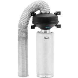 Ventiliacijos komplektas ventiliatoriaus anglies filtras 50 cm vėdinimo vamzdžio sk. 102 mm 10 m
