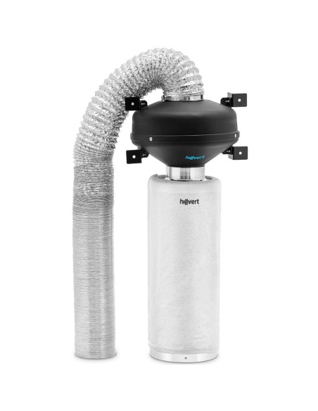 Ventiliacijos komplektas ventiliatoriaus anglies filtras 50 cm vėdinimo vamzdžio sk. 102 mm 10 m Ventiliacijos komplektas ventiliatoriaus anglies filtras 50 cm vėdinimo vamzdžio sk. 102 mm 10 m