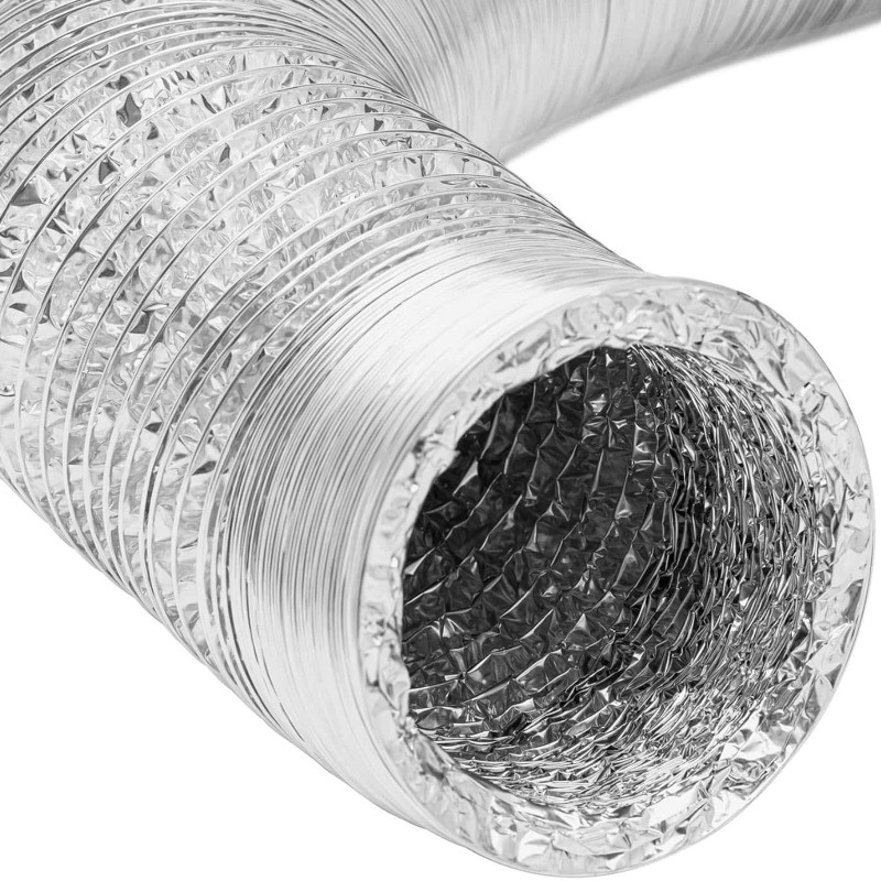 Ventiliacijos komplektas ventiliatoriaus anglies filtras 50 cm vėdinimo vamzdžio sk. 102 mm 10 m