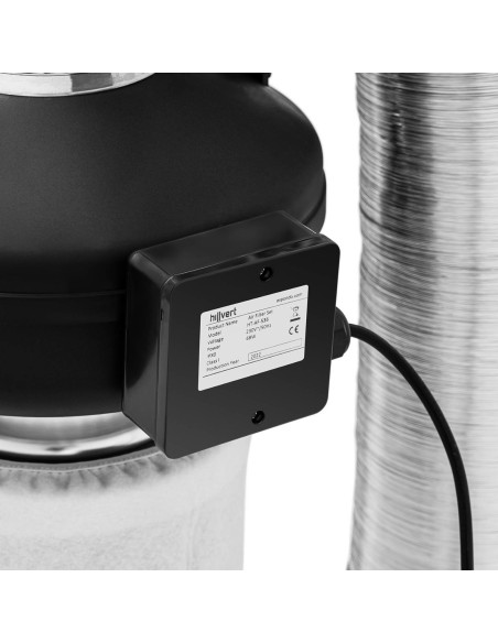 Vėdinimo komplektas ventiliatoriaus anglies filtras ventiliacijos vamzdžio sk. 130mm 10m Vėdinimo komplektas ventiliatoriaus anglies filtras ventiliacijos vamzdžio sk. 130mm 10m