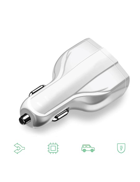 Automobilinis pakrovėjas 2xUSB ir USB C juodas