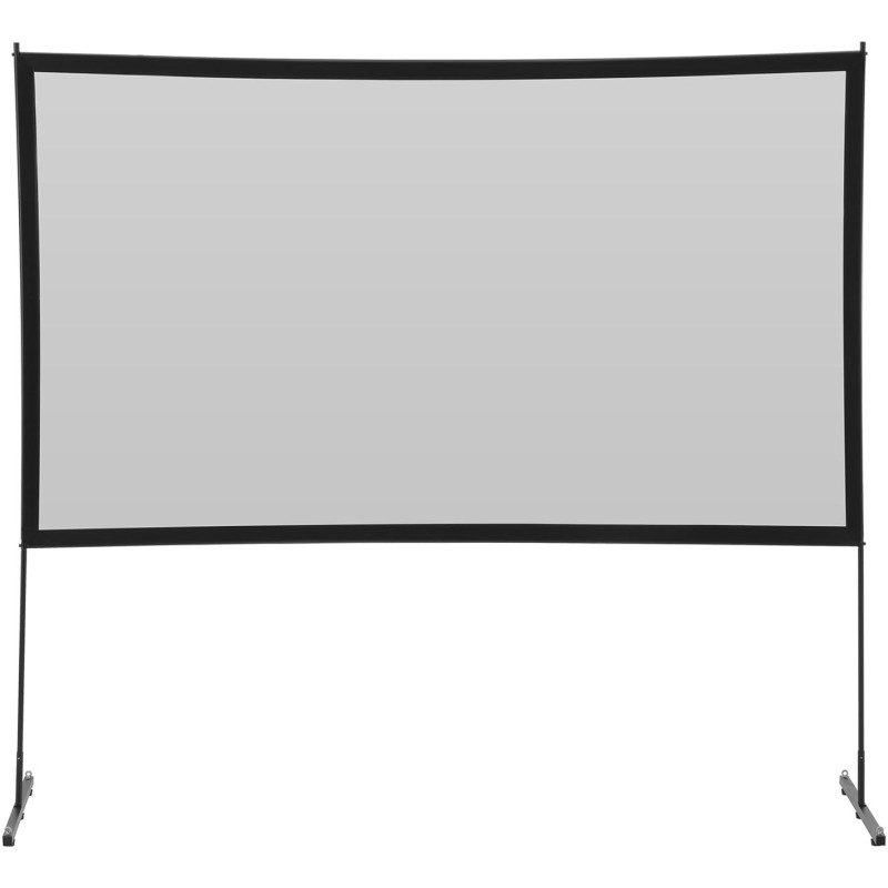 Nešiojamas grindų projekcinis ekranas 100 colių 221,2 x 124,5 cm 16:9