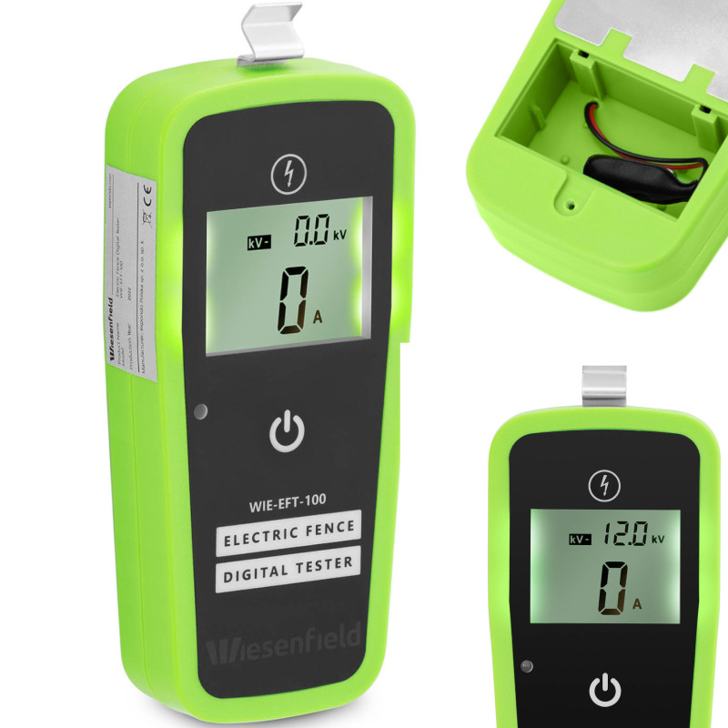 LCD Shepherd elektrinės tvoros įtampos testeris 0-12000V LCD Shepherd elektrinės tvoros įtampos testeris 0-12000V