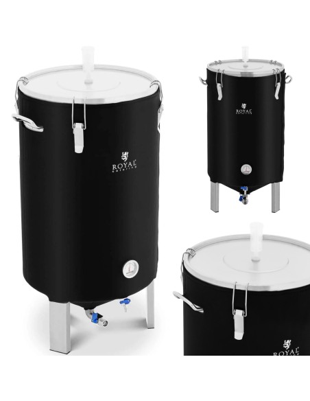 Konteineris fermentatorius Boileris Vyno Alaus fermentatorius Su izoliacija 0-40C 70L Konteineris fermentatorius Boileris Vyno Alaus fermentatorius Su izoliacija 0-40C 70L
