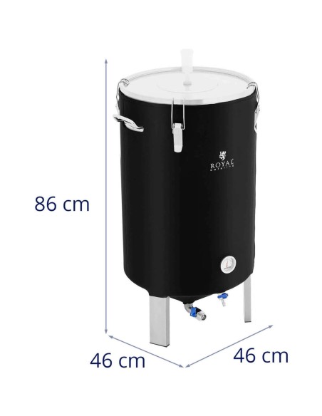 Konteineris fermentatorius Boileris Vyno Alaus fermentatorius Su izoliacija 0-40C 70L Konteineris fermentatorius Boileris Vyno Alaus fermentatorius Su izoliacija 0-40C 70L
