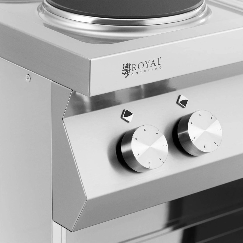 Atskirai pastatoma 6 degiklių elektrinė viryklė su spintele 15600 W 400 V