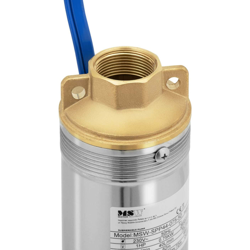 Povandeninis siurblys giliam gręžiniui Plienas 100 W 6000 l/h iki 72 m