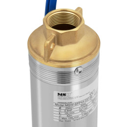 Povandeninis siurblys giluminiam gręžiniui STAL 500 W 6000 l/h iki 43 m