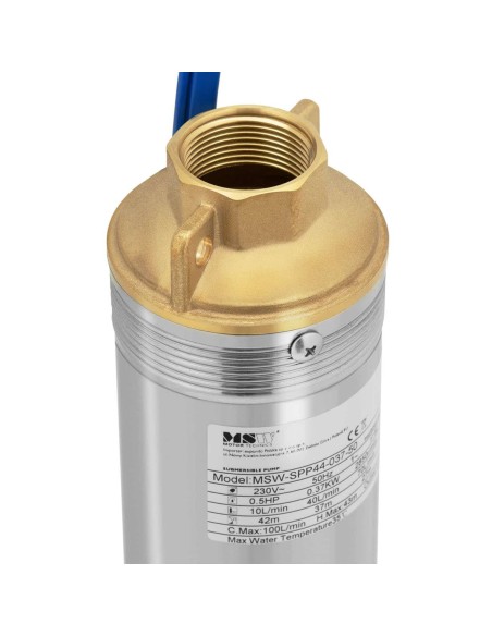 Povandeninis siurblys giluminiam gręžiniui STAL 500 W 6000 l/h iki 43 m Povandeninis siurblys giluminiam gręžiniui STAL 500 W 6000 l/h iki 43 m