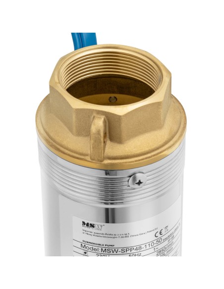 Povandeninis siurblys giluminiam gręžiniui STAL 1500 W 10800 l/h iki 54 m Povandeninis siurblys giluminiam gręžiniui STAL 1500 W 10800 l/h iki 54 m