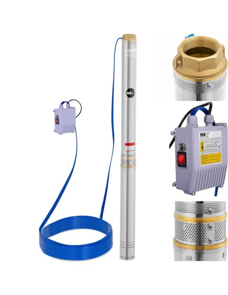 Giluminio šulinio siurblys STAL 3000 W 10800 l/h iki 96 m Giluminio šulinio siurblys STAL 3000 W 10800 l/h iki 96 m