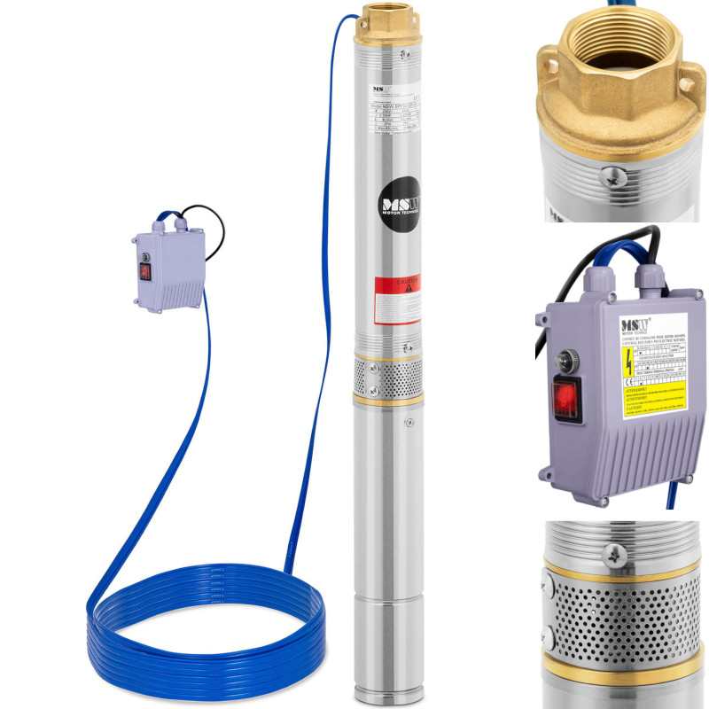 Povandeninis siurblys giluminiam gręžiniui STAL 330 W 3800 l/h iki 28 m