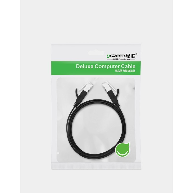 Plokščias pataisymo laido kabelis Ethernet tinklo kabelis RJ45 Cat 6 UTP 1000 Mbps 1m