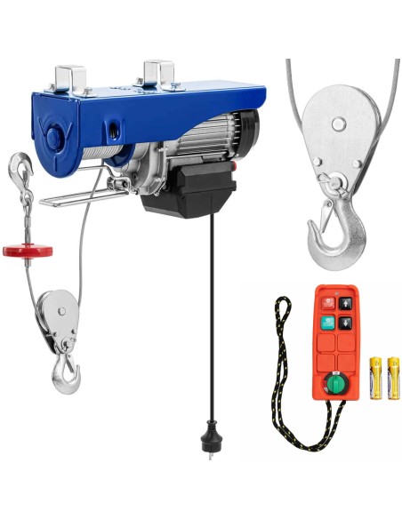 Gervė elektrinė lyno gervė 1350 W 12 m 400 kg Gervė elektrinė lyno gervė 1350 W 12 m 400 kg