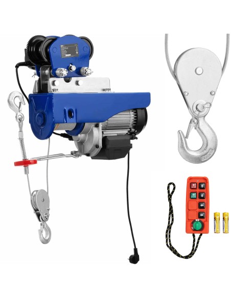 Elektrinė gervė su trosiniu kranu 1600 W 12 m 500 kg Elektrinė gervė su trosiniu kranu 1600 W 12 m 500 kg