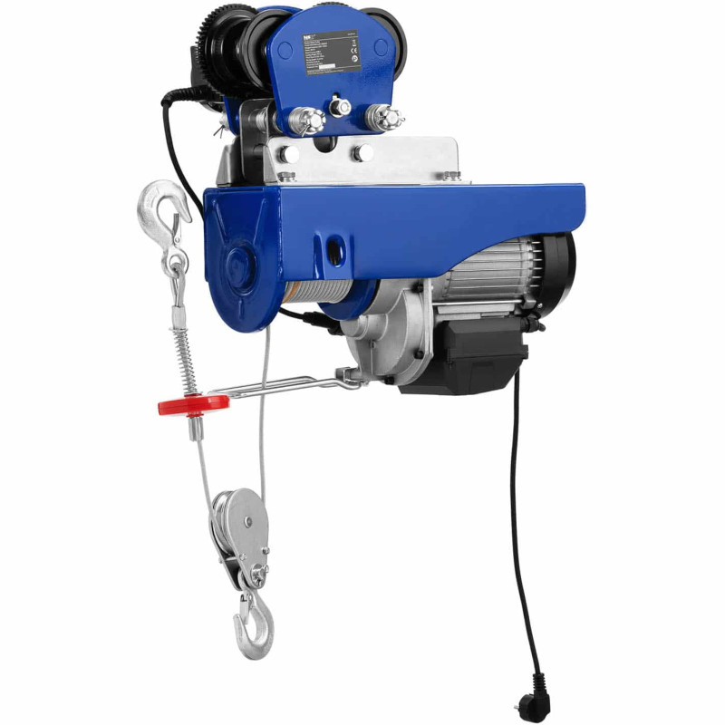 Elektrinė gervė su trosiniu kranu 1600 W 12 m 500 kg