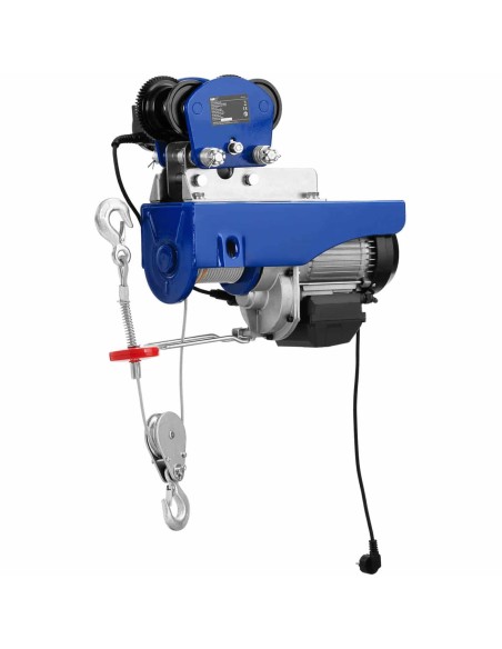 Elektrinė gervė su trosiniu kranu 1600 W 12 m 500 kg Elektrinė gervė su trosiniu kranu 1600 W 12 m 500 kg