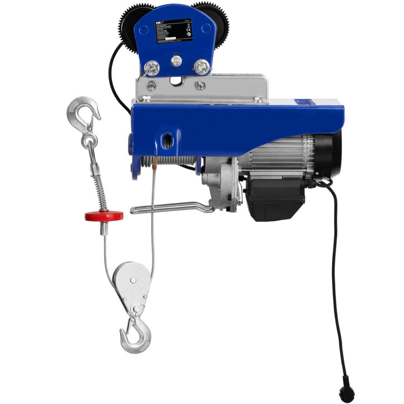 Elektrinė gervė su trosiniu kranu 1600 W 12 m 500 kg