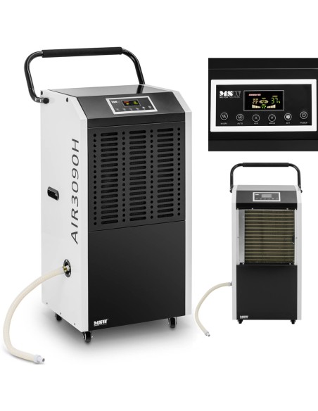 Oro sausintuvas pramoninis drėgmės sugėriklis su rankena 1300 W 1129 m3/h iki 100 m2 Oro sausintuvas pramoninis drėgmės sugėriklis su rankena 1300 W 1129 m3/h iki 100 m2