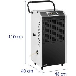 Oro sausintuvas pramoninis drėgmės sugėriklis su rankena 1300 W 1129 m3/h iki 100 m2