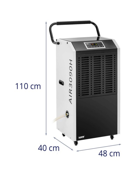 Oro sausintuvas pramoninis drėgmės sugėriklis su rankena 1300 W 1129 m3/h iki 100 m2 Oro sausintuvas pramoninis drėgmės sugėriklis su rankena 1300 W 1129 m3/h iki 100 m2