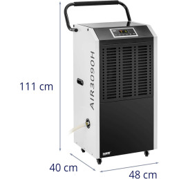 Oro sausintuvas drėgmės sugėriklis pramoninė statyba 1800 W 1129 m3/h iki 170 m2