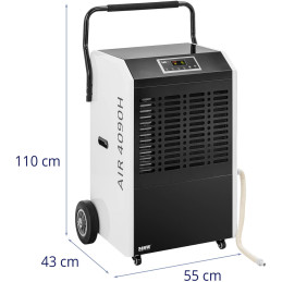 Oro sausintuvas drėgmės sugėriklis pramoninė statyba 1300 W 857 m3/h iki 100 m2