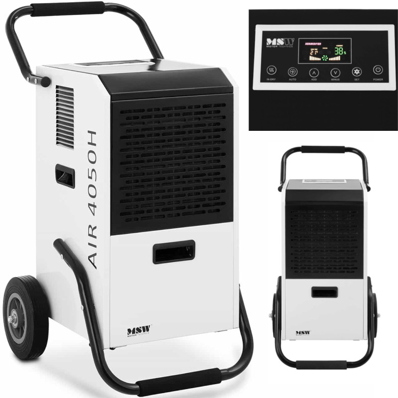 Oro sausintuvas drėgmės sugėriklis pramoninė statyba 860 W 628 m3/h iki 65 m2