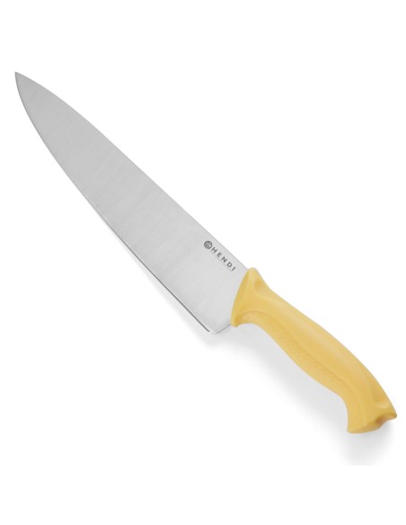 Paukštienos šefo peilis HACCP 385mm - geltonas - HENDI 842737 Paukštienos šefo peilis HACCP 385mm - geltonas - HENDI 842737