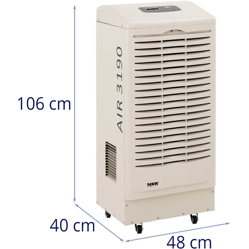 Oro sausintuvas drėgmės sugėriklis pramoninė statyba 1300 W 895 m3/h iki 100 m2