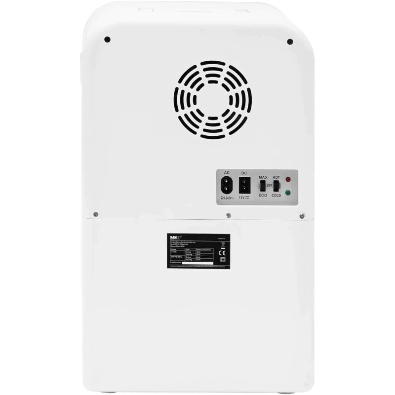 Mini kambarinis automobilinis šaldytuvas su šildymo funkcija 12 / 240 V 15 l - baltas