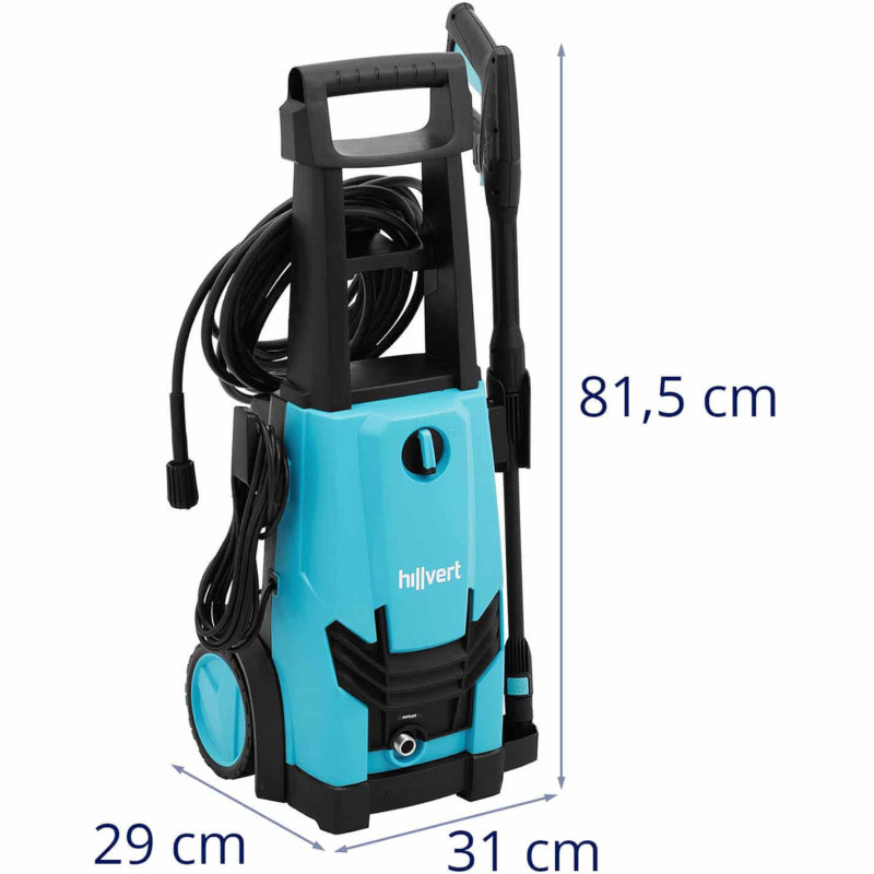 Elektrinė slėginė plovykla fasado grindinio akmenims 165 bar 2200 W 6,3 l/min - komplektas