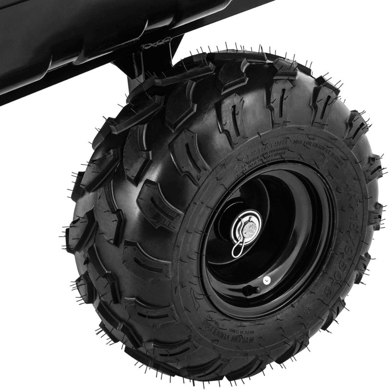Priekabos pakreipiamas vežimėlis žoliapjovei 700 kg 210 l