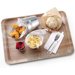Laminuoto medžio serviravimo padėklas 430 x 330 mm - Hendi 508879