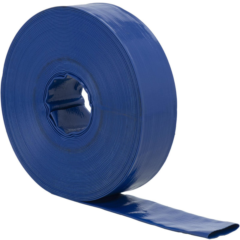 Plokščioji žarna sodo vandens siurbliui sustiprinta 3'' 75 mm 5-15 bar 50 m Plokščioji žarna sodo vandens siurbliui sustiprinta 3'' 75 mm 5-15 bar 50 m