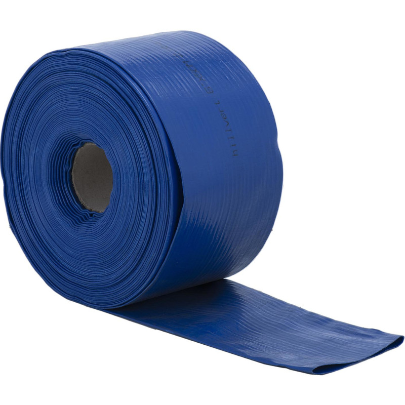 Plokščioji žarna sodo vandens siurbliui sustiprinta 6'' 150 mm 4-16 bar 50 m Plokščioji žarna sodo vandens siurbliui sustiprinta 6'' 150 mm 4-16 bar 50 m
