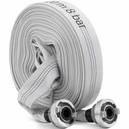 Plokščia gaisrinė žarna vandeniui su storz jungtimi 1'' 25 mm 8-24 bar 20 m Plokščia gaisrinė žarna vandeniui su storz jungtimi 1'' 25 mm 8-24 bar 20 m