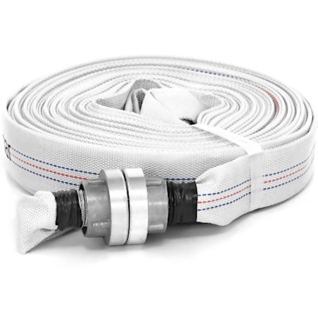 Plokščia gaisrinė žarna vandeniui su storz jungtimi 1'' 25 mm 8-24 bar 20 m Plokščia gaisrinė žarna vandeniui su storz jungtimi 1'' 25 mm 8-24 bar 20 m