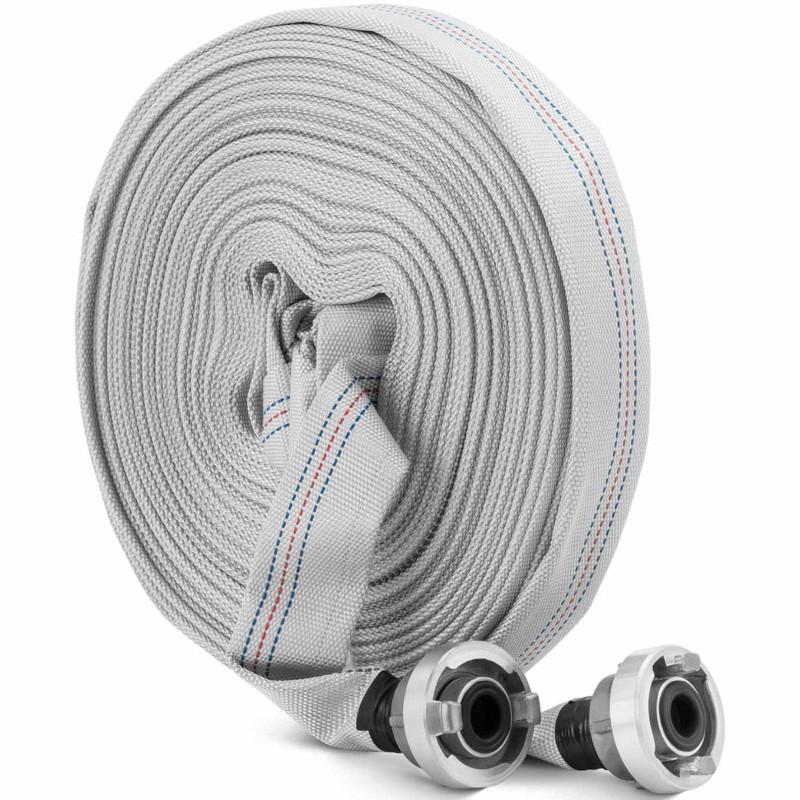 Plokščia gaisrinė žarna vandeniui su storz jungtimi 1'' 25 mm 8-24 bar 30 m
