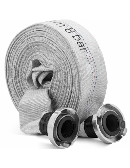 Plokščia gaisrinė žarna vandeniui su storz jungtimi 2'' 52 mm 8-24 bar 30 m Plokščia gaisrinė žarna vandeniui su storz jungtimi 2'' 52 mm 8-24 bar 30 m