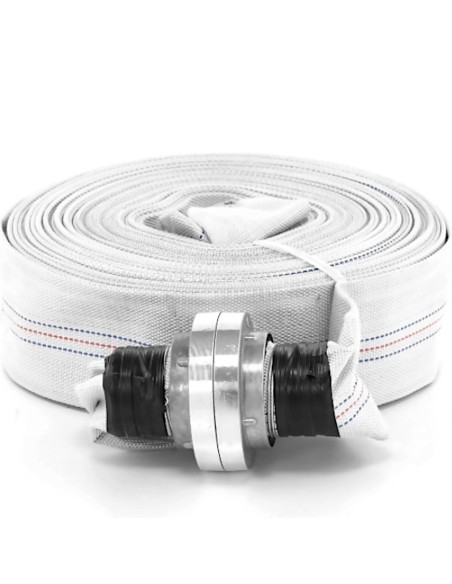 Plokščia gaisrinė žarna vandeniui su storz jungtimi 2'' 52 mm 8-24 bar 30 m Plokščia gaisrinė žarna vandeniui su storz jungtimi 2'' 52 mm 8-24 bar 30 m